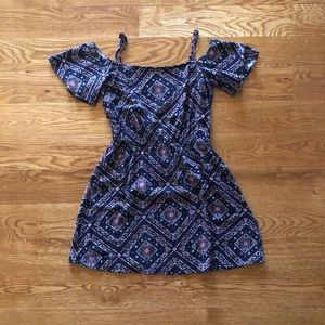 Bandana Cold-Shoulder Dress